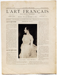 antique print from l'art francaise